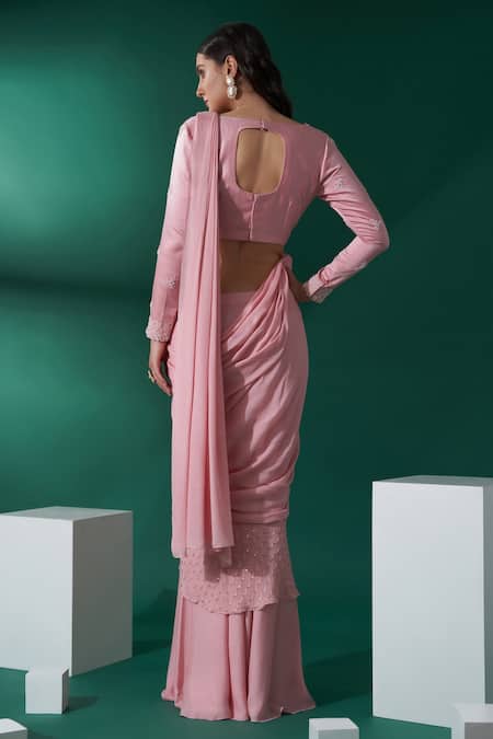 Suruchi Parakh Pre-Draped Saree With Blouse 