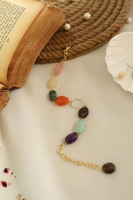 Goshwara Multi-Color Oval Cabochon Bracelet For Sale at 1stDibs