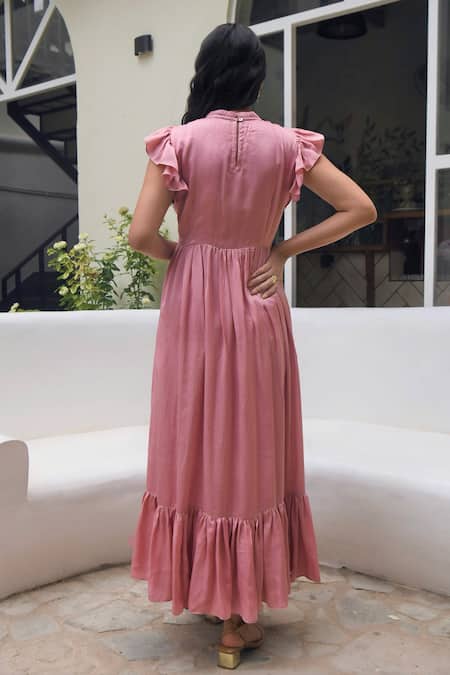 Taro Floral Two Tier Dress 