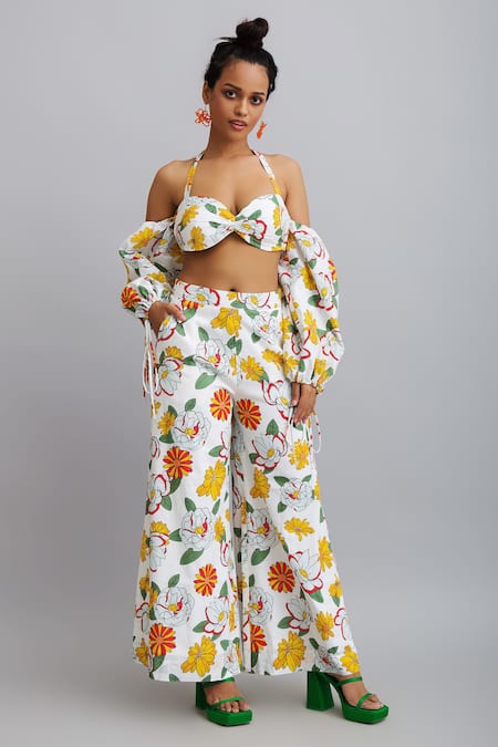 Nautanky Printed Pant Set 