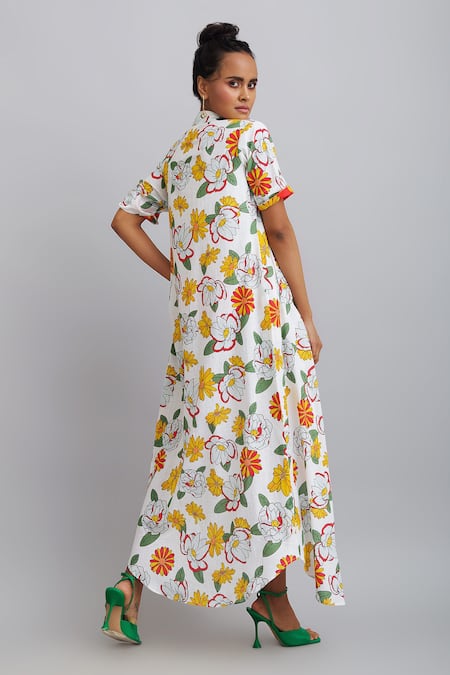 Nautanky Printed Bikini Set With Jacket 