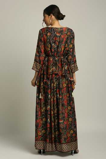 Soup By Sougat Paul Batik Print Top Palazzo Set
