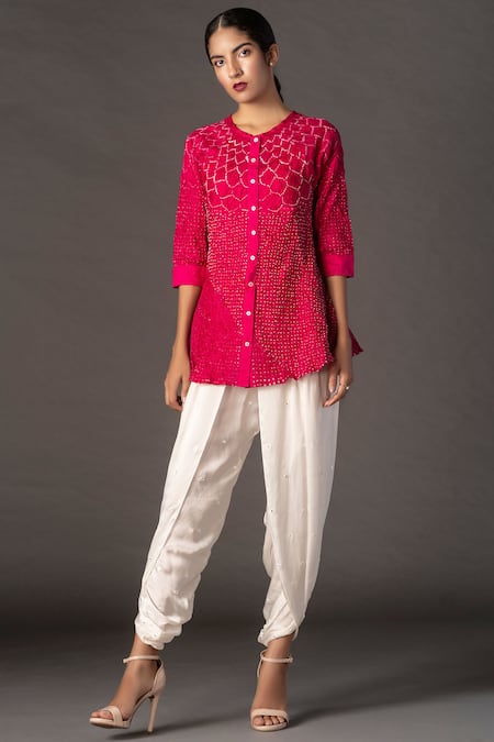 Twenty Nine Silk Bandhani Kedia Top 
