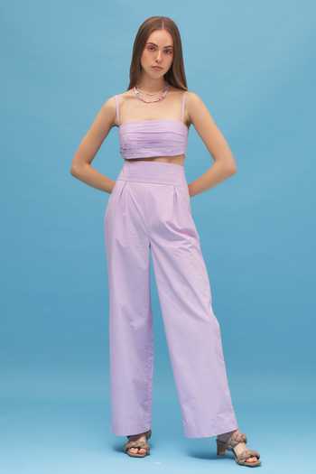 Therealb Lily Of The Nile Cotton Pant Set 