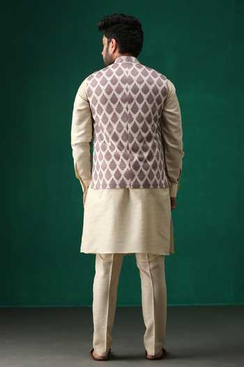 Minaki Leaf Print Bundi 