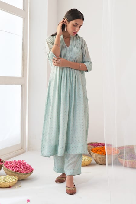 Negra Elegante Peony Kurta & Palazzo Set 