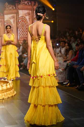 Archana Kochhar Embroidered Kurta & Sharara Set 