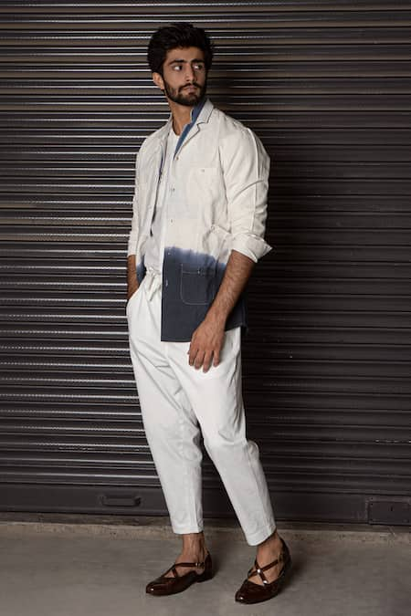 Jatin Malik Ombre Overshirt & Pant Set 