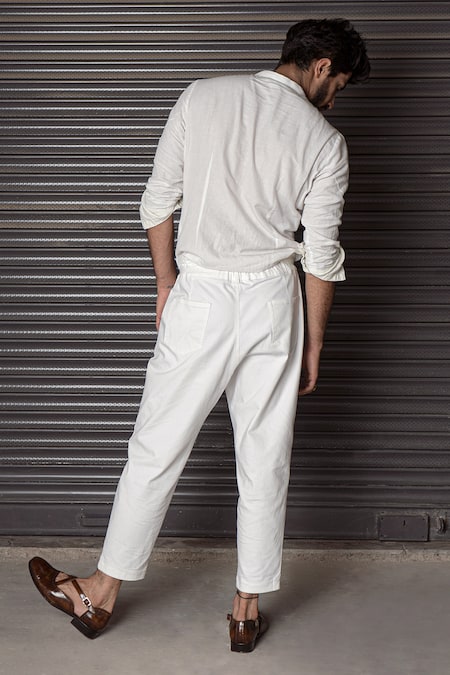 Poly Cotton White Mens Trouser Pajama at Rs 200/piece in Hisar | ID:  22977515448