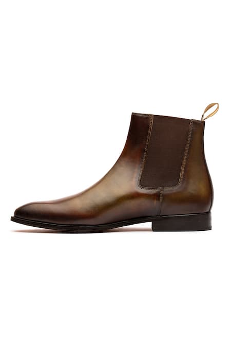 Buy 3dm Lifestyle Brown Leather Chelsea Boots Online at Aza Fashions Buy_3dm Lifestyle_Brown Leather Chelsea Boots _Online_at_Aza_Fashions