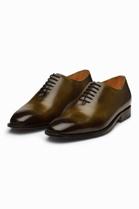 3dm Lifestyle_Black Oxford Leather Shoes _Online_at_Aza_Fashions
