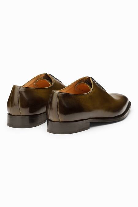 3dm Lifestyle_Black Oxford Leather Shoes _at_Aza_Fashions