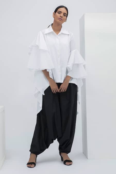 Aakaar Cotton Asymmetric Tunic 