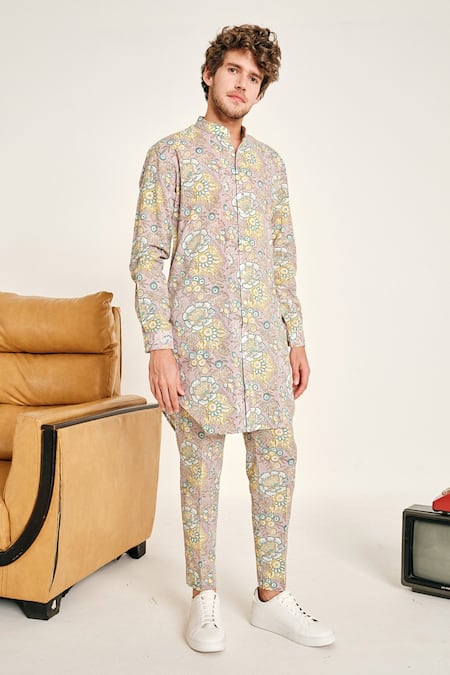 Project Bandi Floral Print Kurta Set 