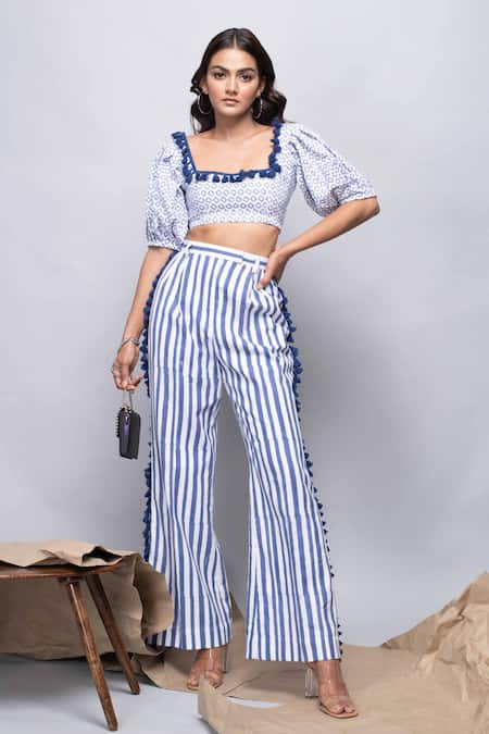 Kalakaari By Sagarika Geometric Print Pant Set 