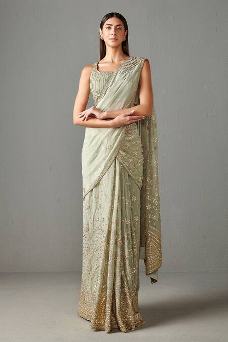 Swamp Green and Brown Zari Woven Kanjivaram Saree – MySilkLove