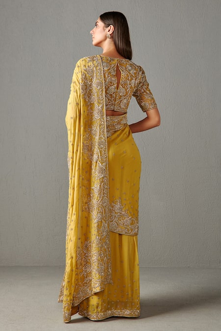 Rabani & Rakha Zainab Embroidered Saree With Blouse 