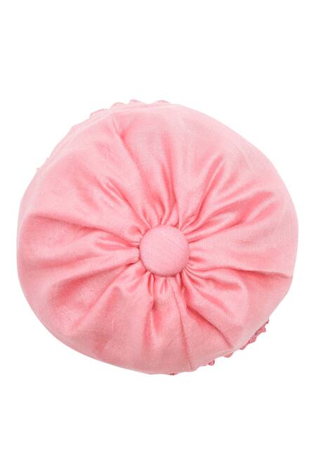 Shop Tiber Taber Pink Viscose Embroidery Cap Mittens And Booties Set Online at Aza Fashions Shop_Tiber Taber_Pink Viscose Embroidery Cap Mittens And Booties Set_Online_at_Aza_Fashions