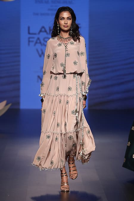 Payal Singhal Nimet Tiered Dress 
