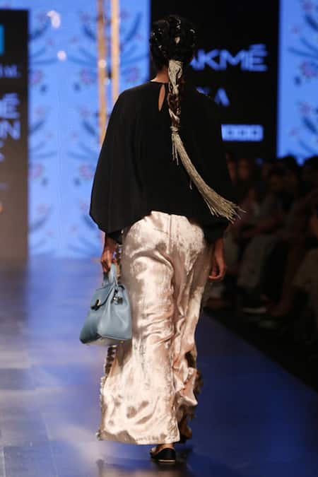 Payal Singhal Nahid Embroidered Kaftan Top & Palazzo Set 