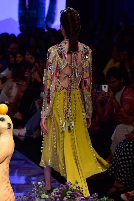 Payal Singhal Marakesh Embroidered Jacket & Skirt Set 