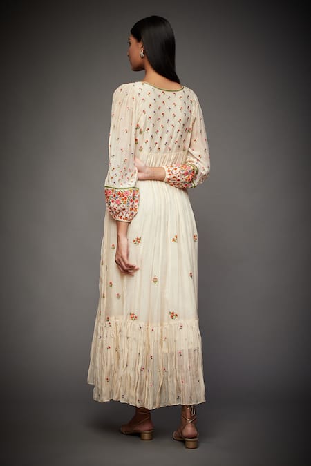 RI.Ritu Kumar Chanderi Silk Dress 