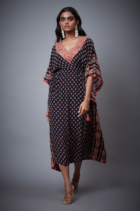 RI.Ritu Kumar Floral Print Kaftan 