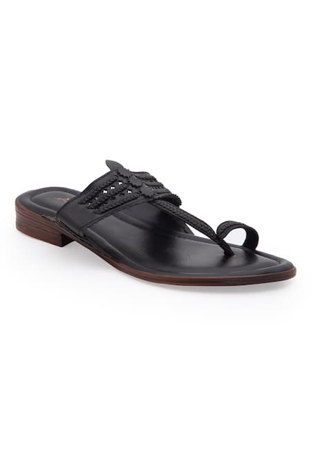 5Elements Braided Kolhapuri Flats 