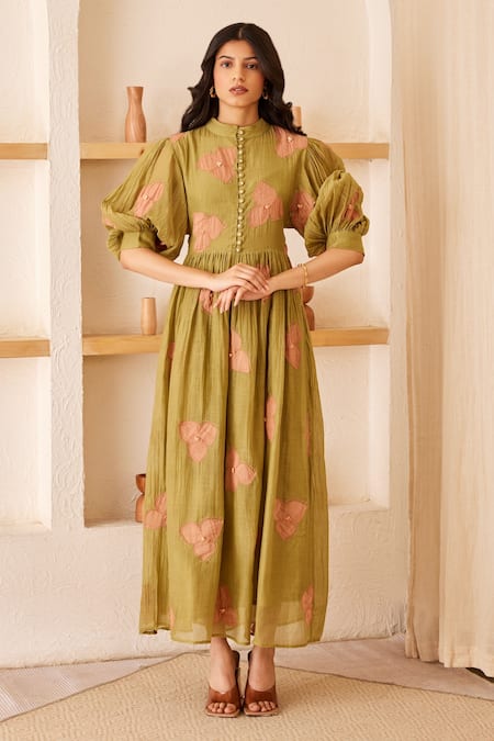 The Right Cut Lucy Floral Applique Dress 