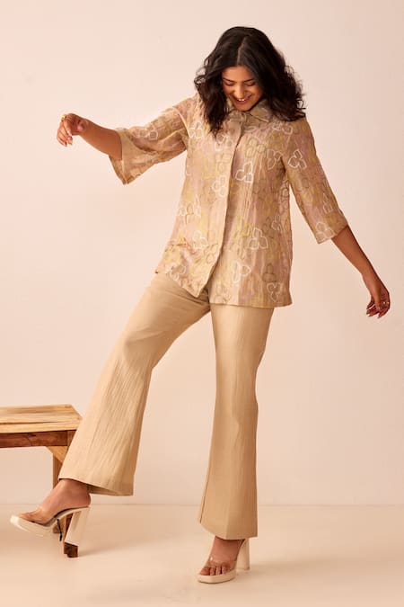 The Right Cut Gold Rush Embroidered Shirt 