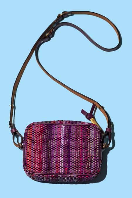 One of a kind Chindi Rug Bag - Black | DORA NOLA | MAD Shoppe
