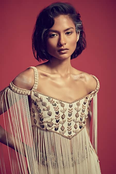 Surily G Fringe Embellished Top 