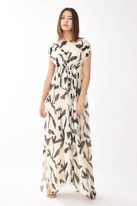 Koai Floral Print Kaftan Dress 