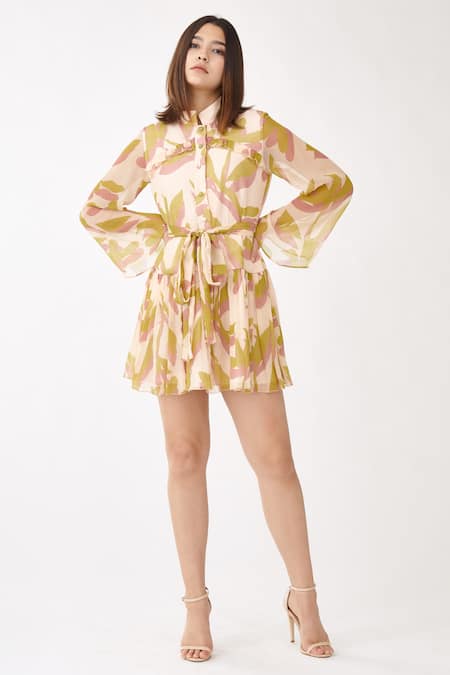 Koai Floral Print Short Dress 