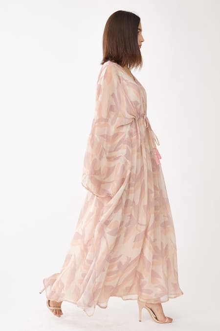 Koai Floral Print Kaftan Dress 