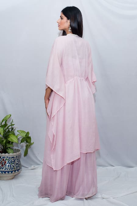 Ewaz Kaftan Style Jacket Lehenga Set 