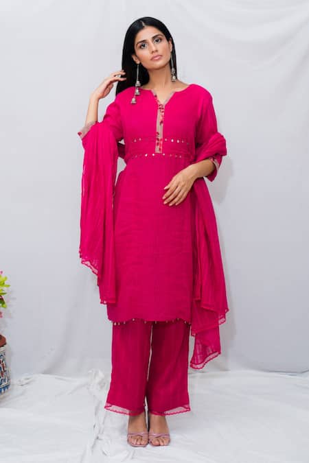 Ewaz Cotton Striped Kurta Set 