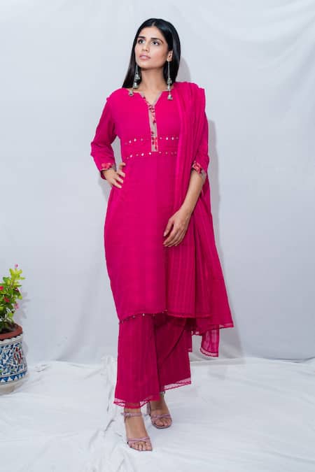 Ewaz Cotton Striped Kurta Set 