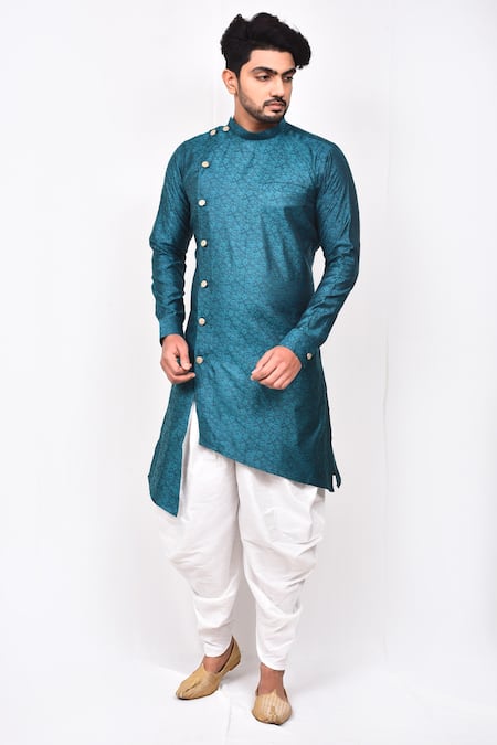 Arihant Rai Sinha Floral Motif Asymmetric Kurta Set 