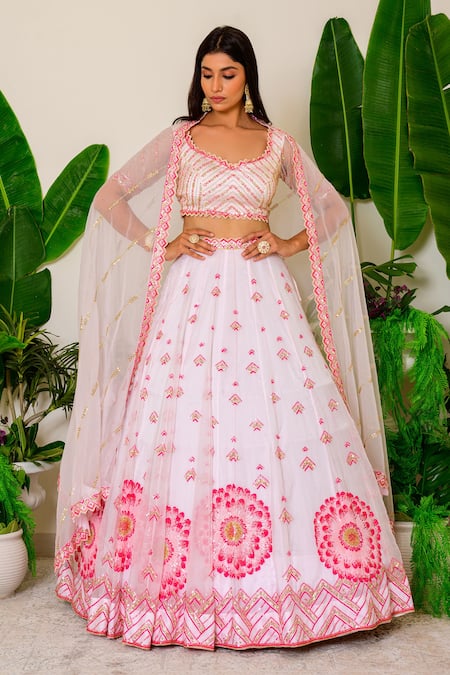 Label Kritika Kataria Embroidered Lehenga Set 