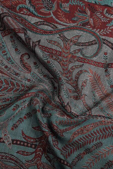 Buy Shingora Black Woven Kani Woollen Shawl Online at Aza Fashions Buy_Shingora_Black Woven Kani Woollen Shawl _Online_at_Aza_Fashions