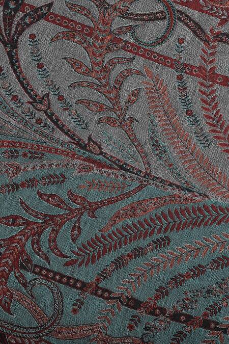 Shop Shingora Black Woven Kani Woollen Shawl Online at Aza Fashions Shop_Shingora_Black Woven Kani Woollen Shawl _Online_at_Aza_Fashions