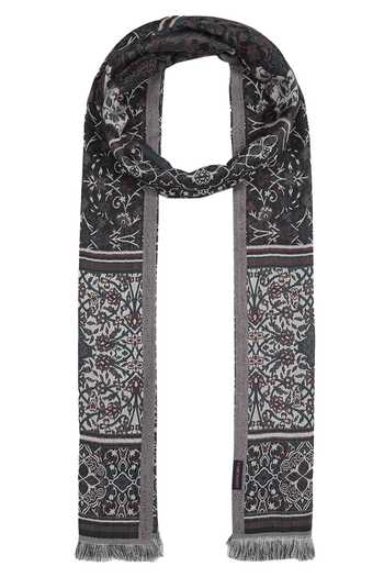 Buy Shingora Black Jacquard Floral Woven Stole Online at Aza Fashions Buy_Shingora_Black Jacquard Floral Woven Stole _Online_at_Aza_Fashions