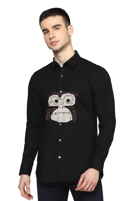 Noonoo The Gorilla Business Cotton Shirt 
