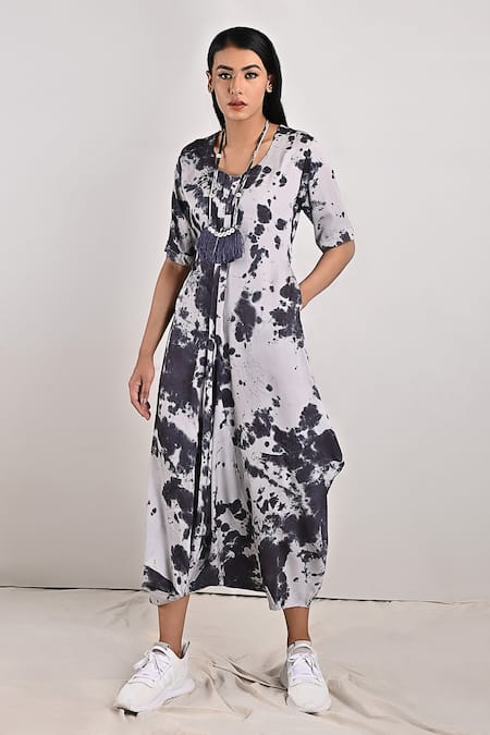 Bohame Emma Tie & Dye Print Dress 