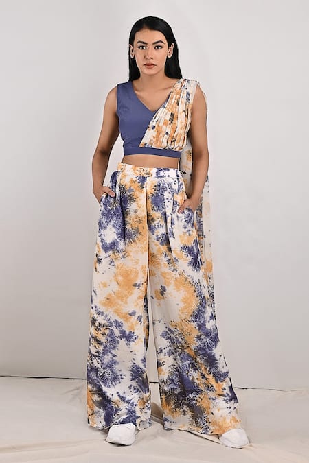 Bohame Alafia Tie & Dye Top & Pant Set 