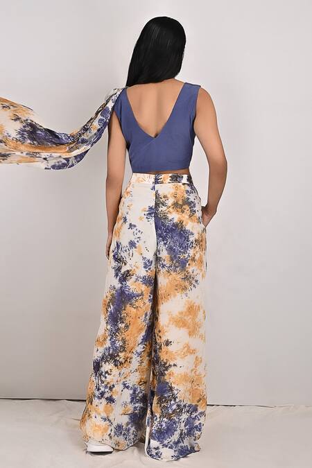 Bohame Alafia Tie & Dye Top & Pant Set 