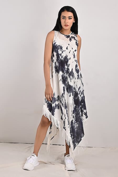 Bohame Noah Tie & Dye Print Dress 