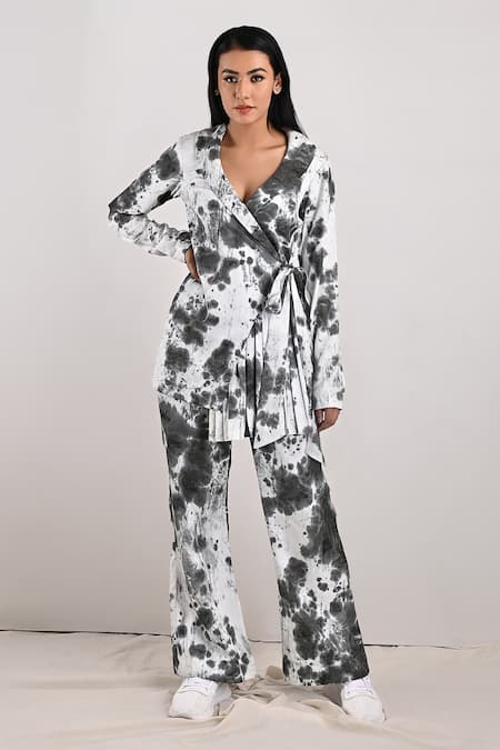 Bohame Emilia Tie & Dye Print Pant Set 