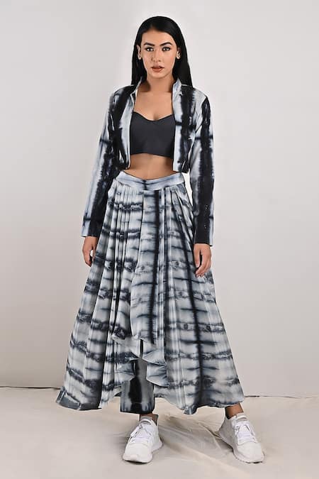 Bohame Elsie Jacket & Draped Pant Set 